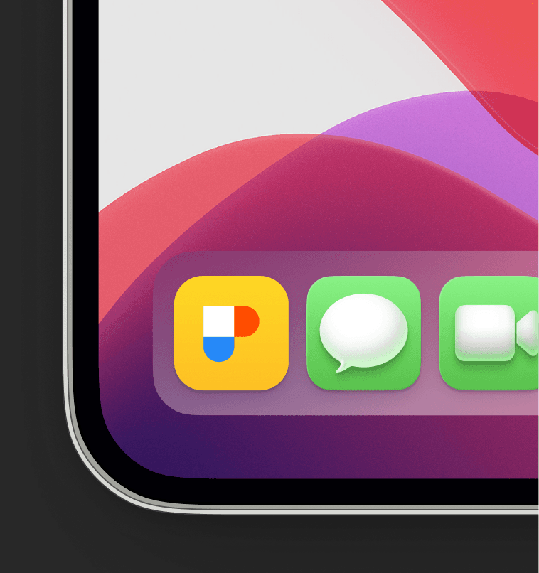 The PhotoPills app icon in an iPhone dock