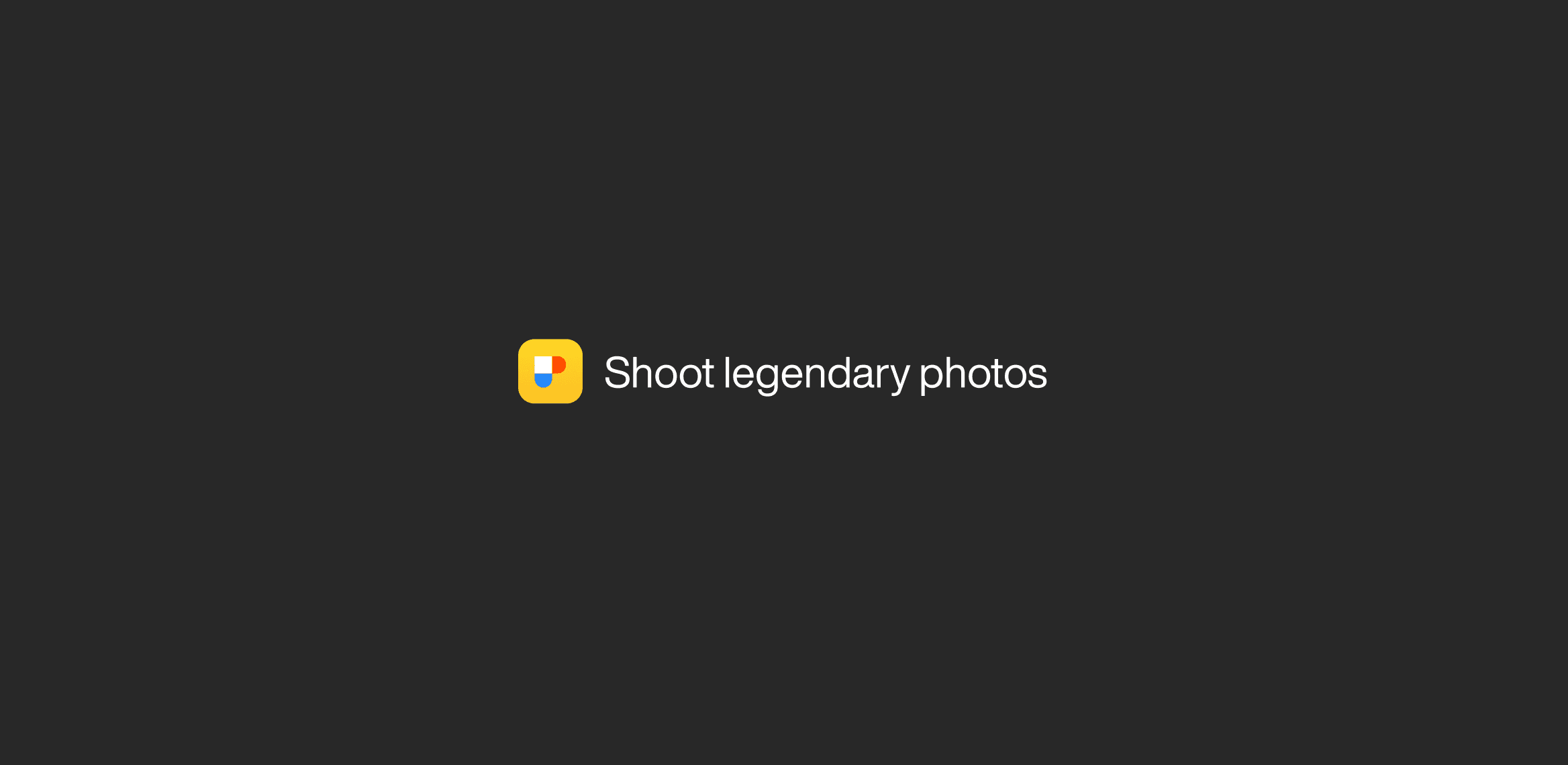 The PhotoPills app icon beside the line Shoot legendary photos