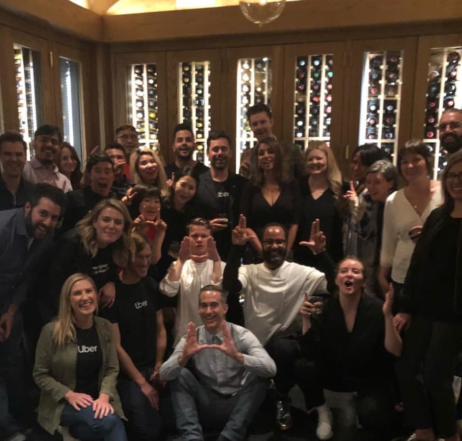 The team together for a group photo